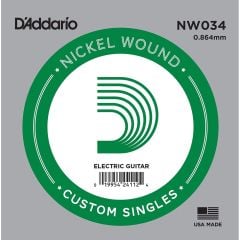 DADDARİO NW034 .034 ELEKTRO VE AKUSTİK GİTAR TEK TEL LA