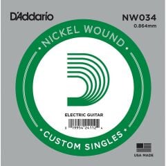 DADDARİO NW034 .034 ELEKTRO VE AKUSTİK GİTAR TEK TEL LA