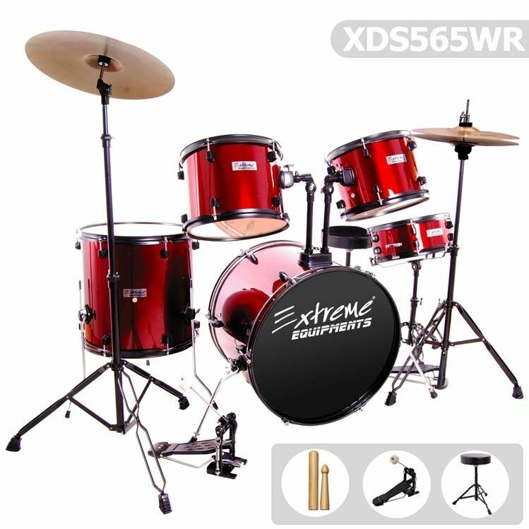 XDS565WR Bateri Davul Seti Kırmızı