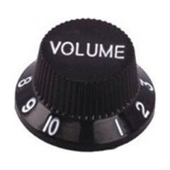 VALENCİA PNB1VBK GİTAR-BAĞLAMA POT DÜĞME BAŞLIĞI PLASTİK SİYAH VOLUME