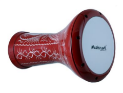MASTERWORK ÇÖMLEK DARBUKA ERZİNCAN İŞLEMELİ KIRMIZI