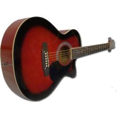 JWİN CG-L3850C AKUSTİK GİTAR KIRMIZI