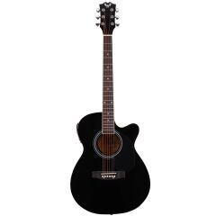 ANGEL AFG100CE-BK SİYAH CUTAWAY ELEKTRO AKUSTİK GİTAR