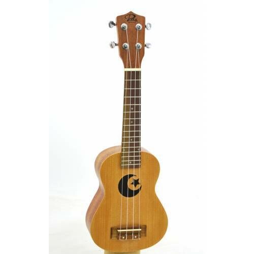 PUKA SOPRANO PK-9 UKULELE AYYILDIZ DESENLİ MAUN