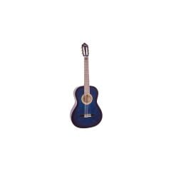 VALENCİA VC104TBUS KLASİK GİTAR 4/4 MAVİ SUNBURST SAP ÇELİKLİ