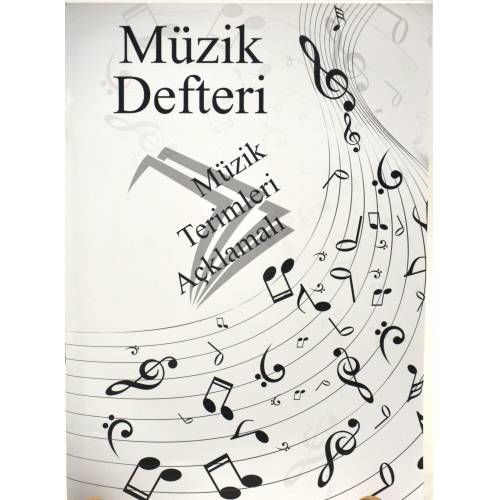 ISBY-004 MÜZİK DEFTERİ MÜZİK TERİMLERİ AÇIKLAMALI