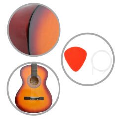 MRC275SB 4/4 Klasik Gitar Kılıflı sunburst