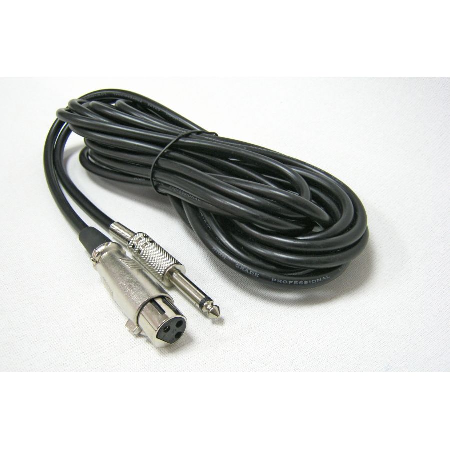 FUGUE FL-08 MİKROFON KABLOSU 5 METRE XLR-ÇİVİ JAK