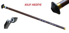 PLASTİK NEY KALİTELİ BAŞPARELİ MANSUR LA SOL EL ÜSTTE + KILIF HEDİYELİ