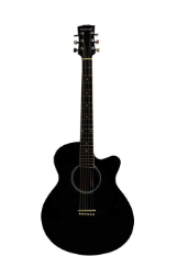 MASTERWORK MWA-4000CE BK ELEKTRO AKUSTİK GİTAR SİYAH
