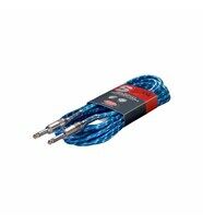 STAGG SGC6VT BL ENSTRUMAN KABLO İP SARGI MAVİ 6 METRE