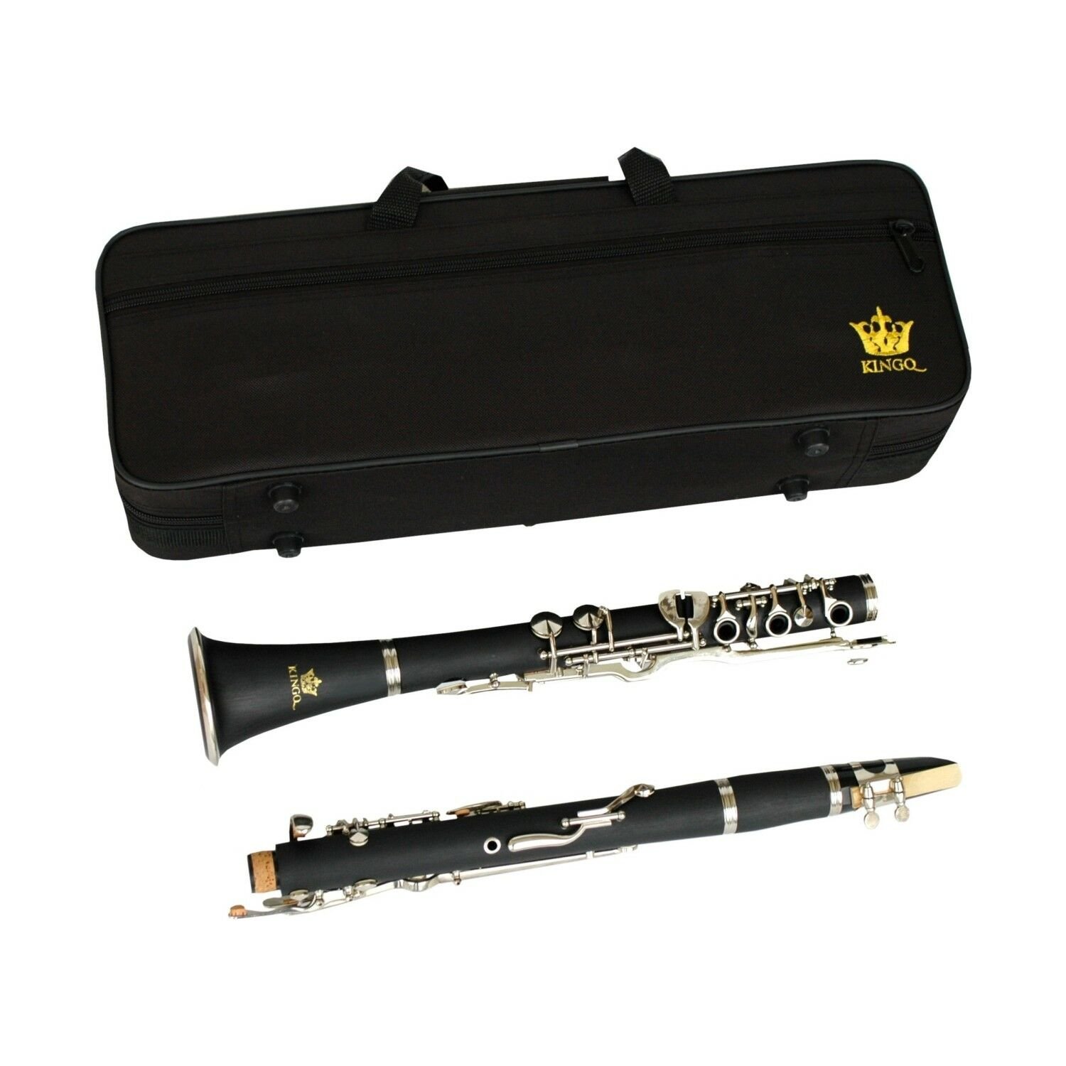 KİNG SOL KLARNET GÜMÜŞ KAPLAMA 4 YÜZÜK TÜRK KLARNETİ