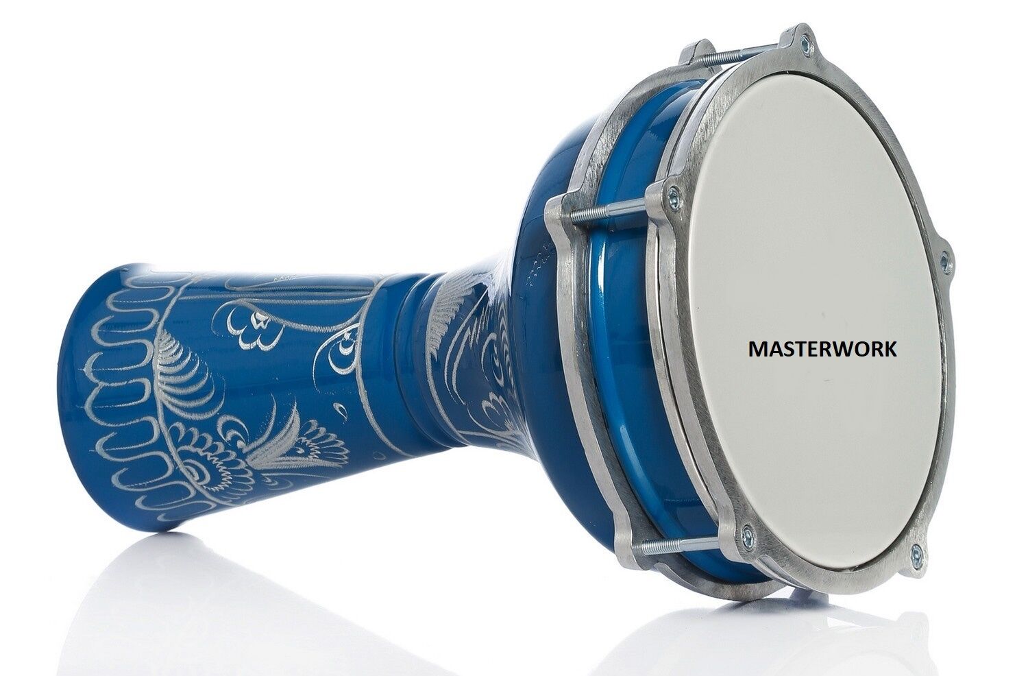 MASTERWORK 3 NO ERZİNCAN İŞLEMELİ MAVİ DARBUKA