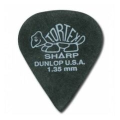 412P1.35 JİM DUNLOP TORTEX SHARP 1.35 MM SİYAH PENA
