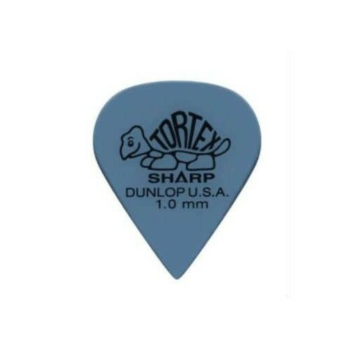 412P1.00 JİM DUNLOP TORTEX SHARP 1.00 MM MAVİ PENA