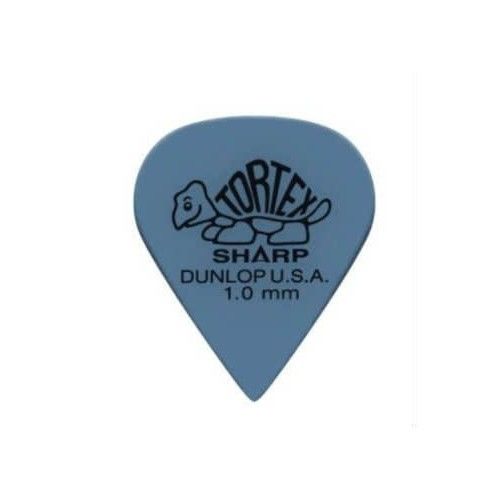 412P1.00 JİM DUNLOP TORTEX SHARP 1.00 MM MAVİ PENA