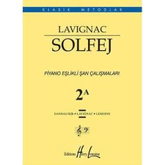 049-PMEM3860 LAVİGNAC SOLFEJ PİYANO EŞLİKLİ ŞAN ÇALIŞMALARI 2A