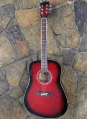 SANCHEZ 4110C-RD AKUSTİK GİTAR KIRMIZI