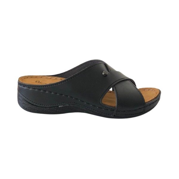 Pierre Cardin 6153 Siyah Kadın Günlük Comfort Terlik
