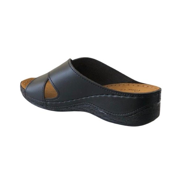 Pierre Cardin 6153 Siyah Kadın Günlük Comfort Terlik