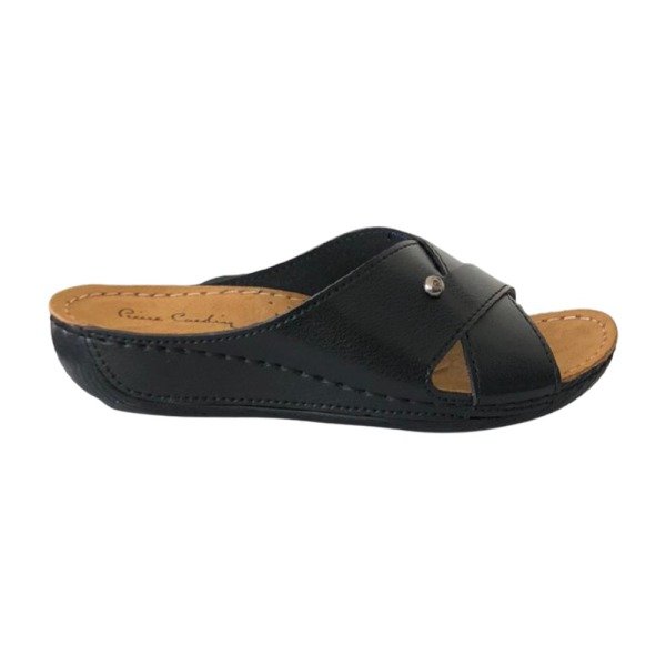 Pierre Cardin 6165 Siyah Kadın Günlük Comfort Terlik