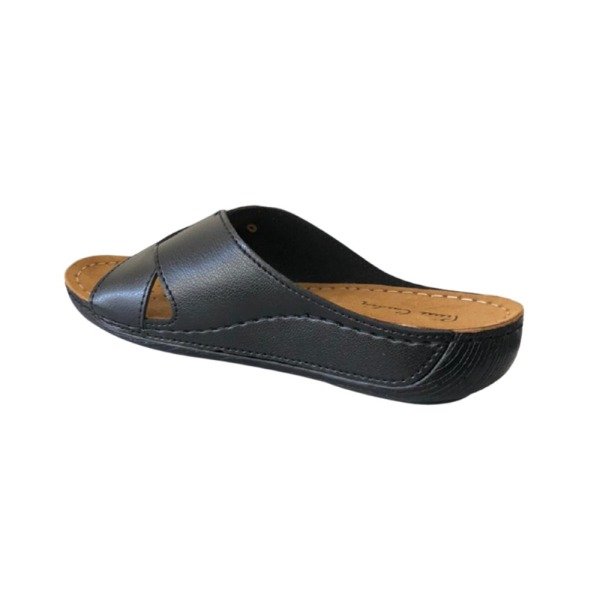 Pierre Cardin 6165 Siyah Kadın Günlük Comfort Terlik