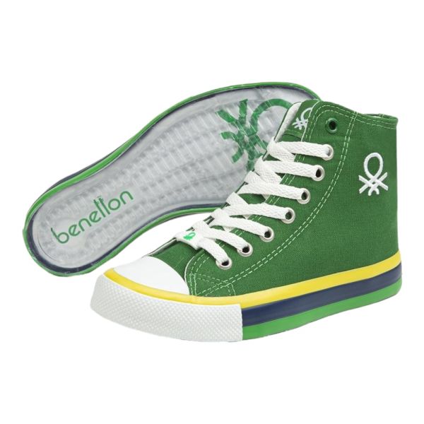 Benetton BN-30189 Yeşil Kadın Spor Ayakkabı