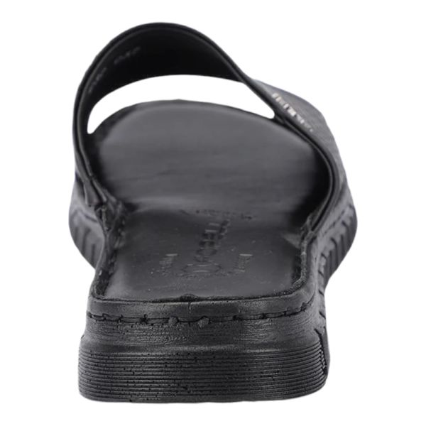 Forelli 38505 Sofia-G Siyah Kadın Comfort Deri Terlik
