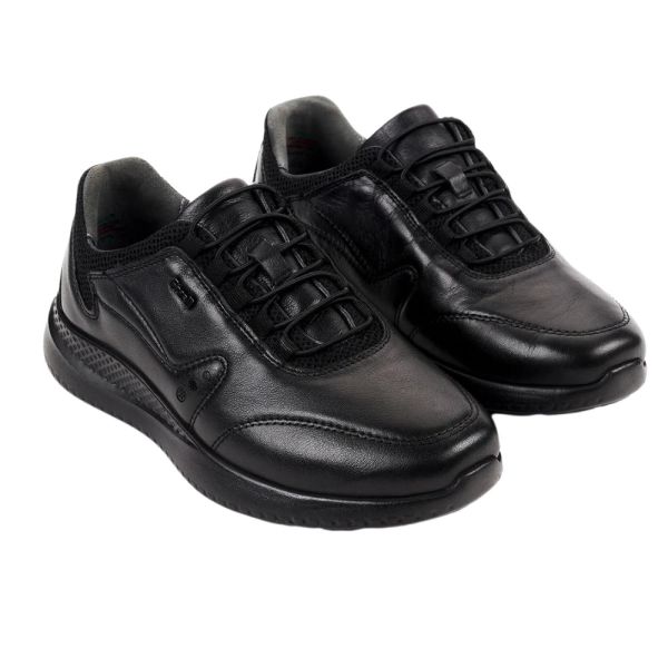 Forelli 47906-G Nerton Siyah Erkek Comfort Deri Ayakkabı