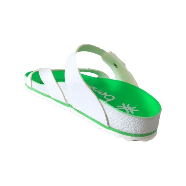 Benetton BN-1083 Yeşil Kadın Parmak Arası Terlik