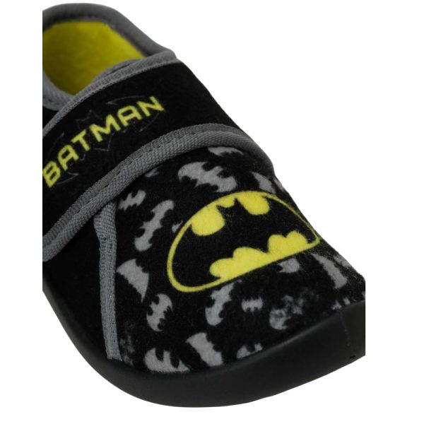 Batman Ador 4PR Siyah Çocuk Kreş Ev Ayakkabısı