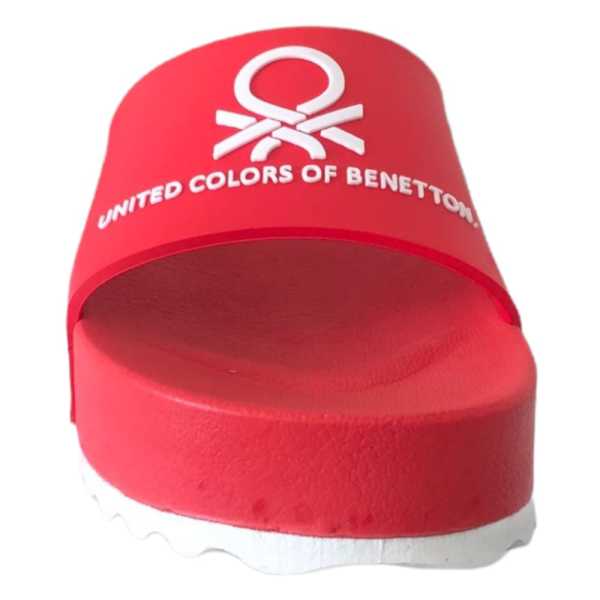 Benetton BN-1126 Kırmızı Kadın Topuklu Terlik