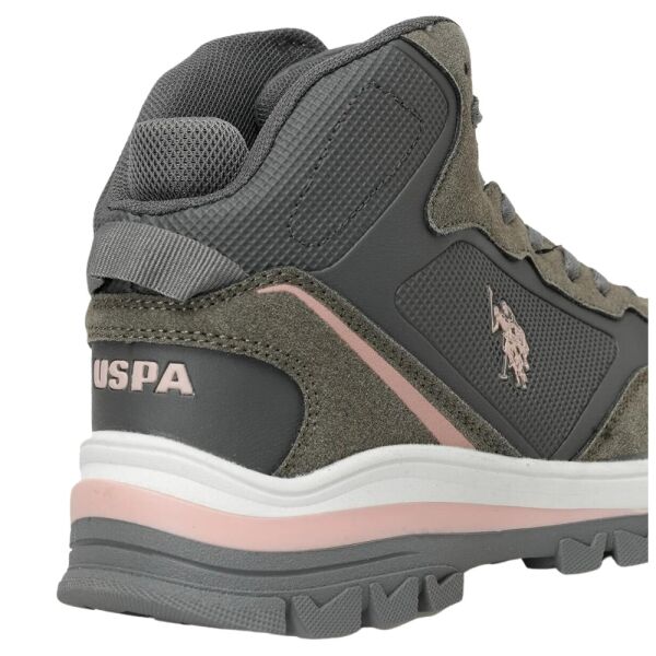 U.S Polo Assn Sagan Hi 3PR Gri Kadın Outdoor Bot