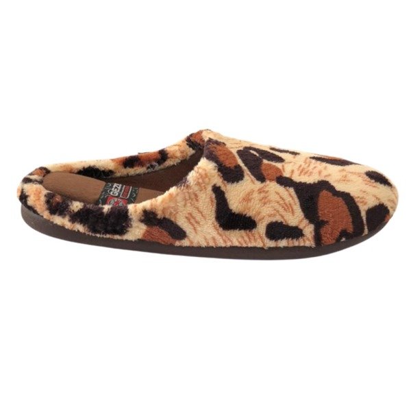 Gezer 12756 Leopar Kadın Kışlık Ev İçi Terlik