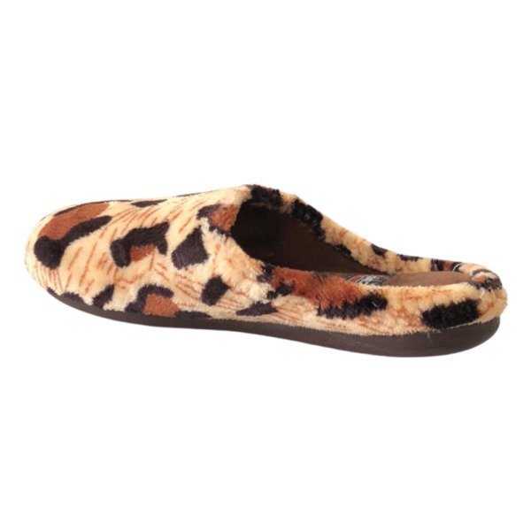 Gezer 12756 Leopar Kadın Kışlık Ev İçi Terlik