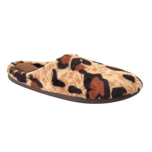 Gezer 12756 Leopar Kadın Kışlık Ev İçi Terlik
