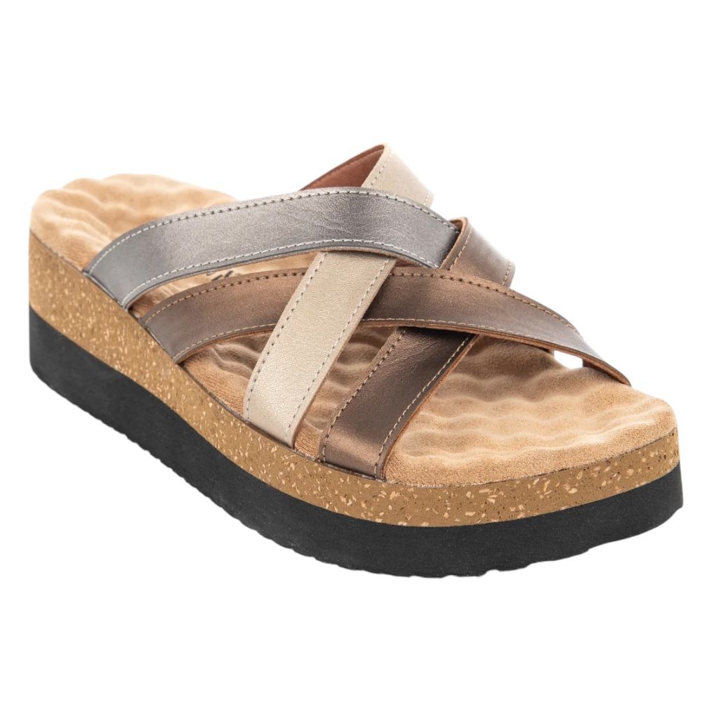 Muya 34224 Sorriso Bronz Kadın Anatomik Terlik