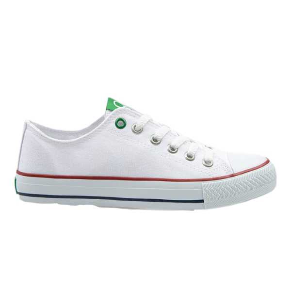 Benetton BN-30196 Beyaz Kadın Spor Ayakkabı