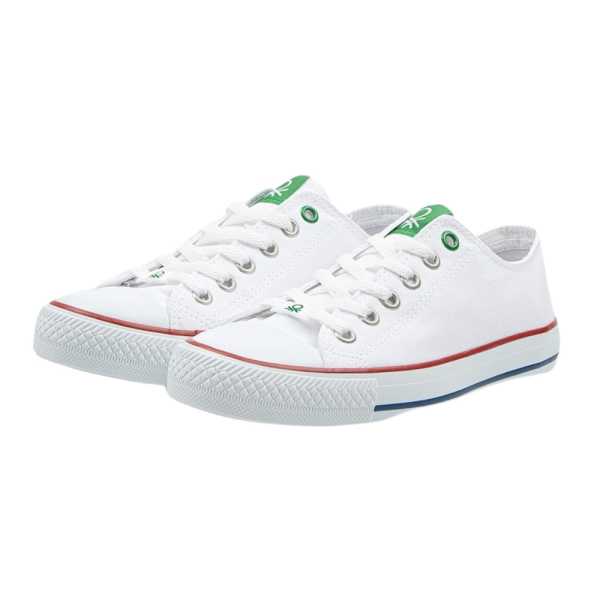 Benetton BN-30196 Beyaz Kadın Spor Ayakkabı