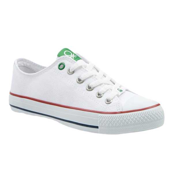 Benetton BN-30196 Beyaz Kadın Spor Ayakkabı