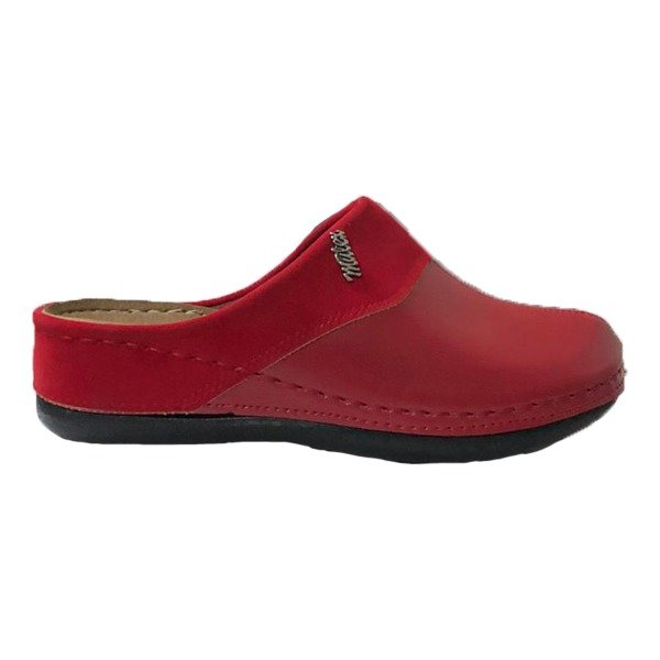 Mulex 2551 Kırmızı Kadın Hastane/Hemşire Comfort Sabo Terlik