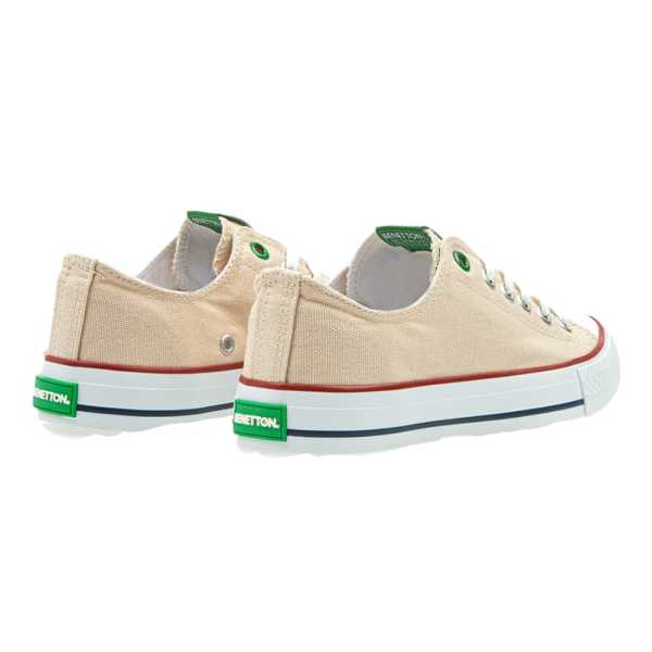 Benetton BN-30196 Bej Kadın Spor Ayakkabı