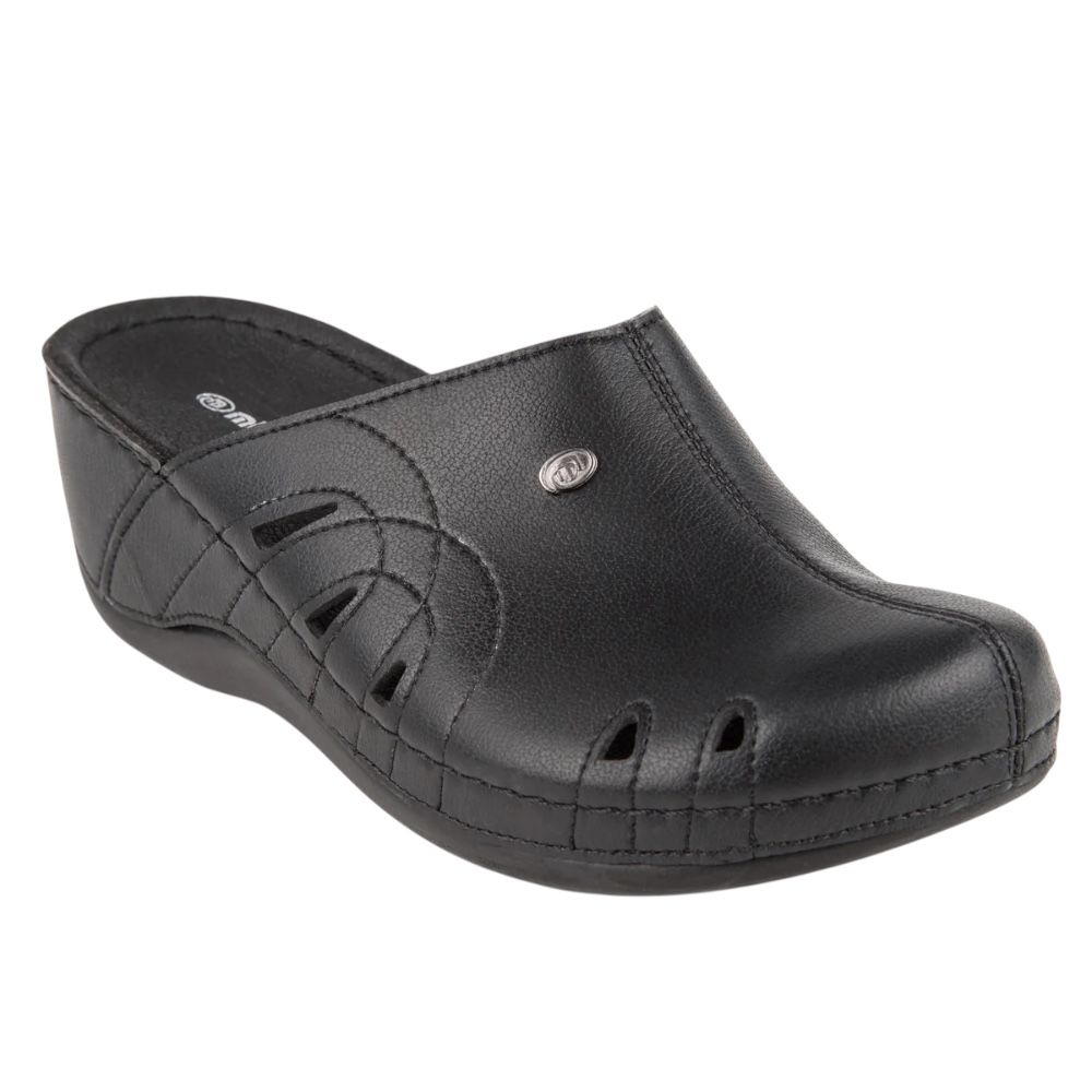 Muya 31147 Gola Siyah Kadın Comfort Sabo Terlik