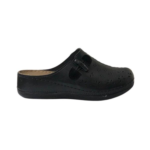 Mulex 2556 Siyah Kadın Hastane/Hemşire Comfort Sabo Terlik
