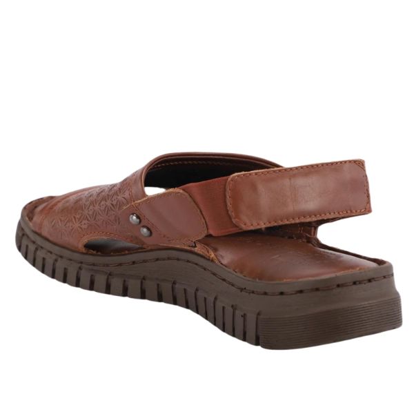 Forelli 38507 Alice-G Taba Kadın Comfort Deri Sandalet