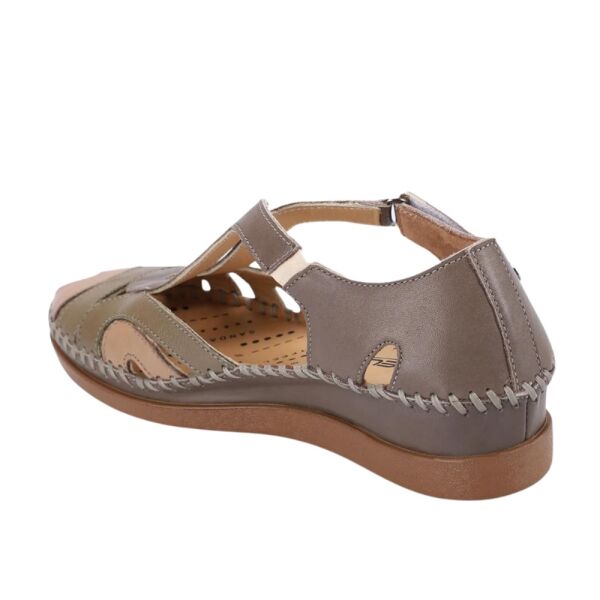 Forelli 22521 Sally-G Vizon Kadın Comfort Deri Sandalet