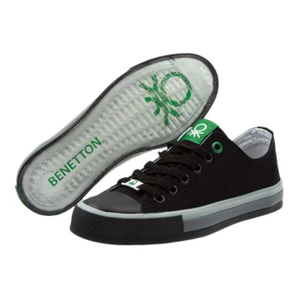 Benetton BN-30176 Siyah Kadın Spor Ayakkabı
