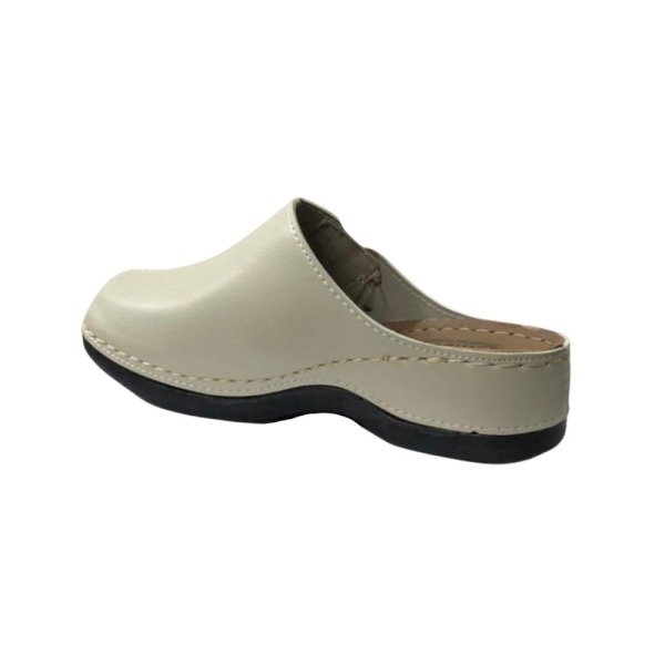 Mulex 2556 Krem Kadın Hastane/Hemşire Comfort Sabo Terlik