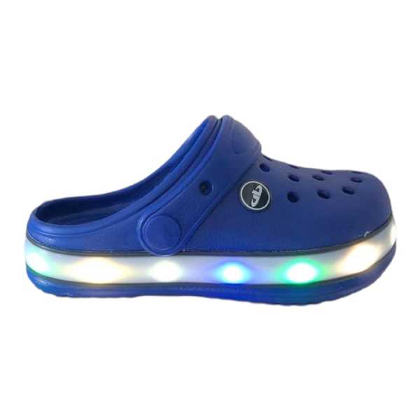 Akınal Bella E196 F.017 Saks Işıklı Çocuk Terlik Sandalet