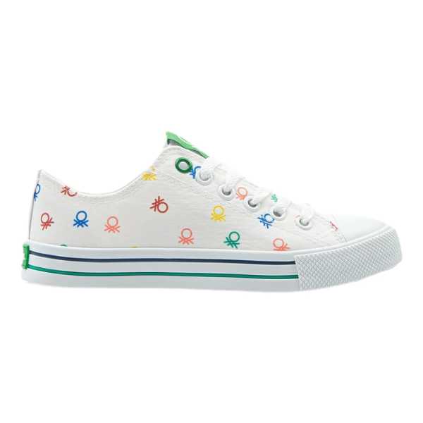 Benetton BN-30187 Beyaz Kadın Spor Ayakkabı